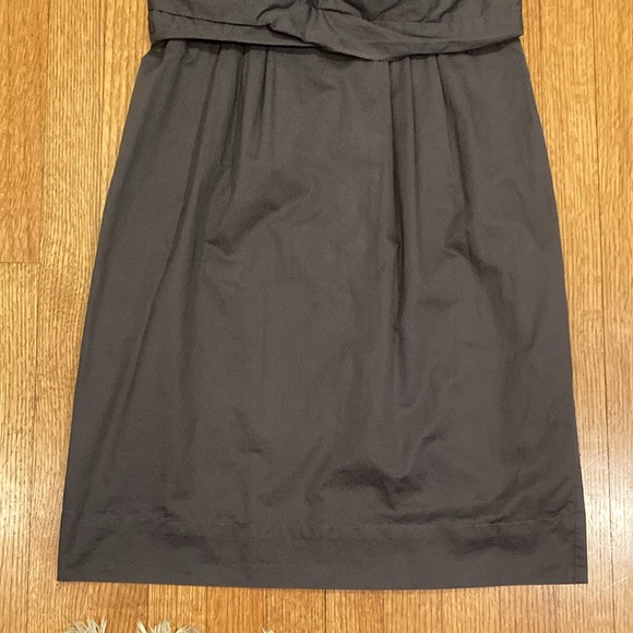 Loft Brown Cotton Dress Size 8 - Picture 11 of 14